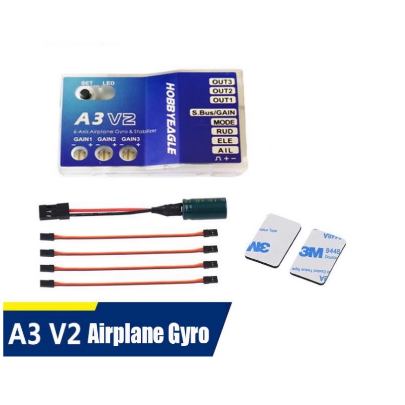 Rc Helicopter Gyro - A3 V2 Flight Controller Stabilizer 3